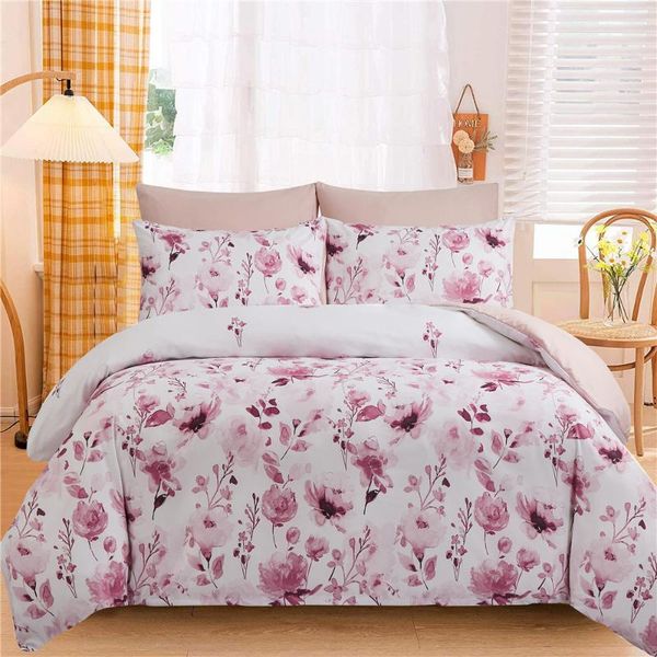 bedding sets pink blue flowers set nordic king size duvet cover 2/3pcs luxury bedclothes quilt pillowcases home textiles
bedding sets pink blue flowers set nordic king size duvet cover 2/3pcs luxury bedclothes quilt pillowcases home textiles