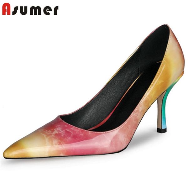 dress shoes asumer 2021 arrive pumps women pointed toe gradient slip on single thin high heels party wedding woman, Black
dress shoes asumer 2021 arrive pumps women pointed toe gradient slip on single thin high heels party wedding woman, Black