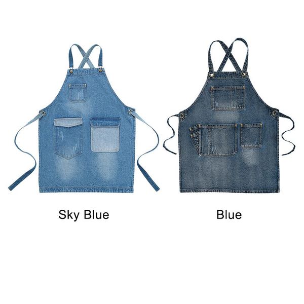 aprons men women with pockets portable denim apron crossback durable washable easy clean adjustable strap length home kitchen carpenter
aprons men women with pockets portable denim apron crossback durable washable easy clean adjustable strap length home kitchen carpenter