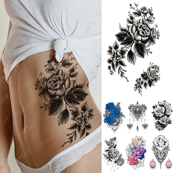 Beauty & Health Waterproof Temporary Tattoo Sticker Flower Peony Rose Sketches Flash Tattoos Black Henna Body Art Arm Fake Tatoo Women Men
Beauty & Health Waterproof Temporary Tattoo Sticker Flower Peony Rose Sketches Flash Tattoos Black Henna Body Art Arm Fake Tatoo Women Men
