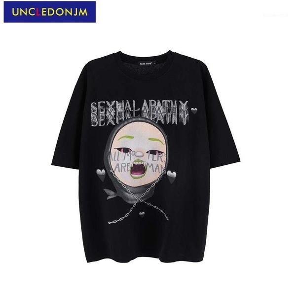 men's t-shirts 2021 design graphic t shirt hip hop streetwear oversized tshirt harajuku summer cotton tees men clothing t2-a241, White;black
men's t-shirts 2021 design graphic t shirt hip hop streetwear oversized tshirt harajuku summer cotton tees men clothing t2-a241, White;black