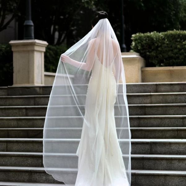 bridal veils amorarsi v33 classic cathedral pearls edge wedding bride dress accessories yarn one-layer thin veil party girl, Black
bridal veils amorarsi v33 classic cathedral pearls edge wedding bride dress accessories yarn one-layer thin veil party girl, Black