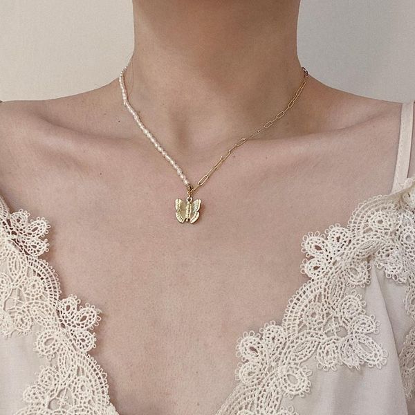 chains huge bud freshwater pearl chain necklace for women butterfly pendant charm weeding accessories fashion jewelry collier gifts, Silver
chains huge bud freshwater pearl chain necklace for women butterfly pendant charm weeding accessories fashion jewelry collier gifts, Silver