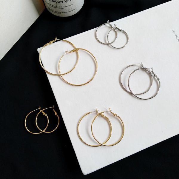 hoop & huggie fashion geometric circle earrings girls simple big round women hip hop trendy students statement 525, Golden;silver
hoop & huggie fashion geometric circle earrings girls simple big round women hip hop trendy students statement 525, Golden;silver
