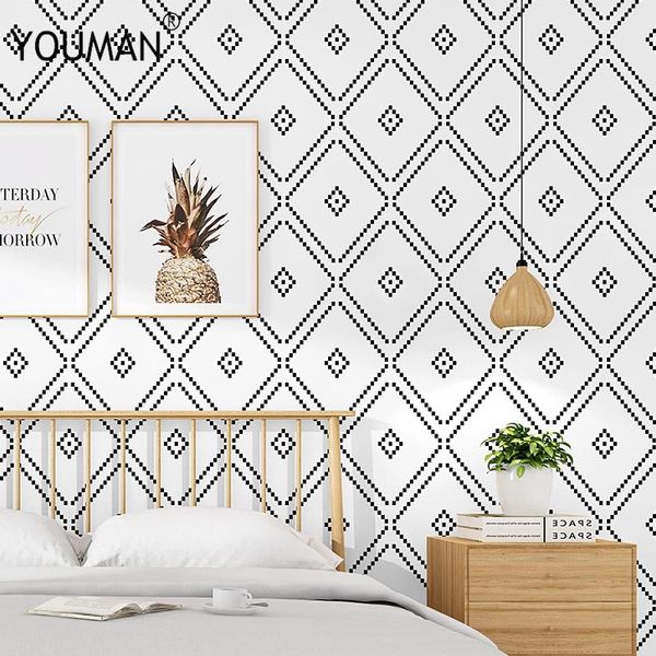 wallpapers youman 3d thicken black white rhombus wall papers home decor waterproof geometric wallpaper for living room bedroom
wallpapers youman 3d thicken black white rhombus wall papers home decor waterproof geometric wallpaper for living room bedroom