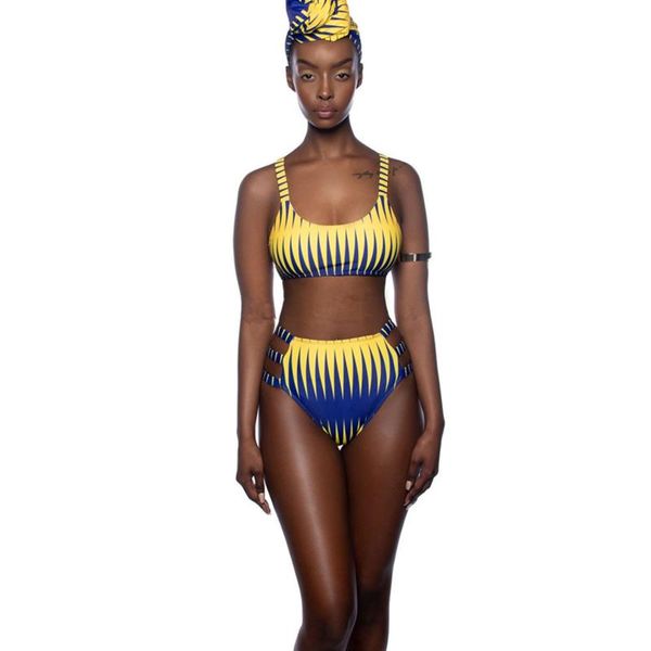 women's swimwear swimsuit bikini set high waist jagged stripe printing split brazilian bikinis 2021 woman swim bathing suit, White;black
women's swimwear swimsuit bikini set high waist jagged stripe printing split brazilian bikinis 2021 woman swim bathing suit, White;black