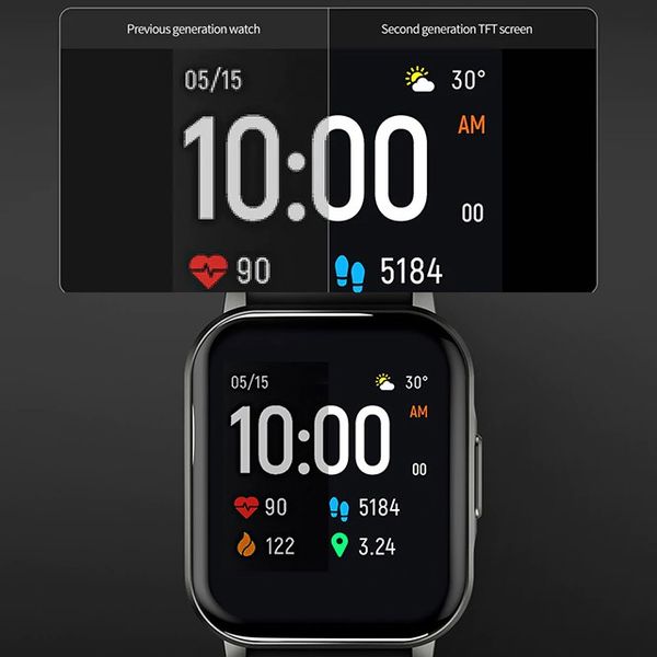 haylou ls02 english version smart watch ip68 waterproof 12 sport modescall reminder bluetooth 5.0 smart bandg, Slivery;brown
haylou ls02 english version smart watch ip68 waterproof 12 sport modescall reminder bluetooth 5.0 smart bandg, Slivery;brown