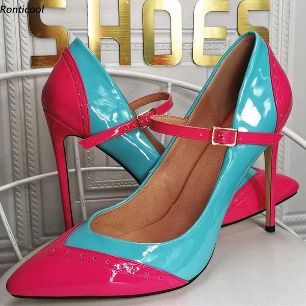 dress shoes ronticool handmade customization women british pumps patent stiletto heel pointed toe gorgeous party us plus size 5-15, Black
dress shoes ronticool handmade customization women british pumps patent stiletto heel pointed toe gorgeous party us plus size 5-15, Black