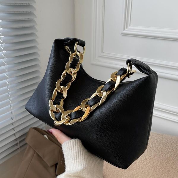 evening bags thick chain large armpit bag 2021 winter high-quality pu leather women's designer handbag shoulder
evening bags thick chain large armpit bag 2021 winter high-quality pu leather women's designer handbag shoulder