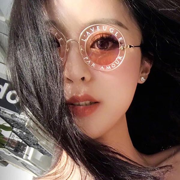 round lady sunglasses english brand designer luxury ladies for women lunettede, White;black
round lady sunglasses english brand designer luxury ladies for women lunettede, White;black