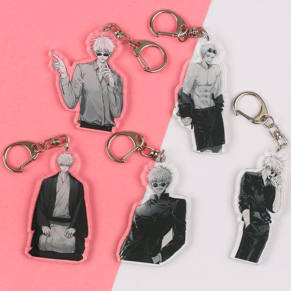 Jujutsu Kaisen Keychain Woman Anime Key Chain Men Gojo Satoru Pendant Unisex Keyring for Bag Cute Jewelry Metal Cartoon Llaveros
Jujutsu Kaisen Keychain Woman Anime Key Chain Men Gojo Satoru Pendant Unisex Keyring for Bag Cute Jewelry Metal Cartoon Llaveros