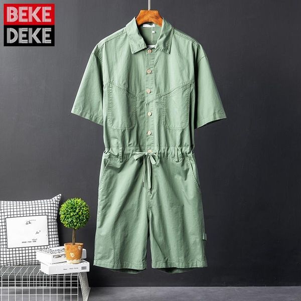 men's shorts summer turn-down collar short sleeve sets overalls mens casual loose korean style straight jumpsuits fashion playsuit, White;black
men's shorts summer turn-down collar short sleeve sets overalls mens casual loose korean style straight jumpsuits fashion playsuit, White;black