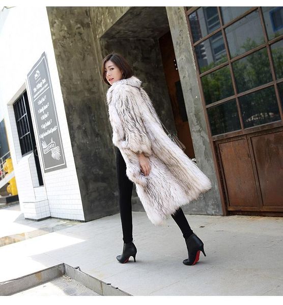 women's fur & faux 2021 arrival luxury soft women real knitted raccoon long coat femme genuine winter outwear butterfly edge, Black
women's fur & faux 2021 arrival luxury soft women real knitted raccoon long coat femme genuine winter outwear butterfly edge, Black