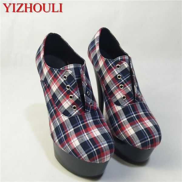 dress shoes fashionable style super fine heel 15cm appeal, tartan cloth high heel, female banquet shoe, Black
dress shoes fashionable style super fine heel 15cm appeal, tartan cloth high heel, female banquet shoe, Black