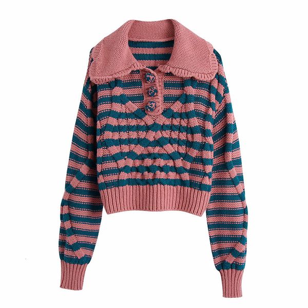women's sweaters za feminine fashion stripping eight-strand mesh sweater vintage lapel long female pullovers'sleeves chic acuv, White;black
women's sweaters za feminine fashion stripping eight-strand mesh sweater vintage lapel long female pullovers'sleeves chic acuv, White;black