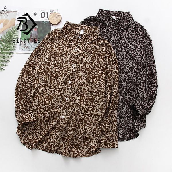 women's blouses & shirts women vintage leopard print chiffon blouse full sleeve button up turn down collar shirt casual office lady aut, White
women's blouses & shirts women vintage leopard print chiffon blouse full sleeve button up turn down collar shirt casual office lady aut, White