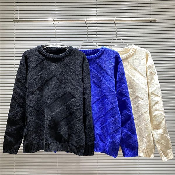 designers sweaters mens womens pullover fashion classic round neck long sleeve sweater, White;black
designers sweaters mens womens pullover fashion classic round neck long sleeve sweater, White;black