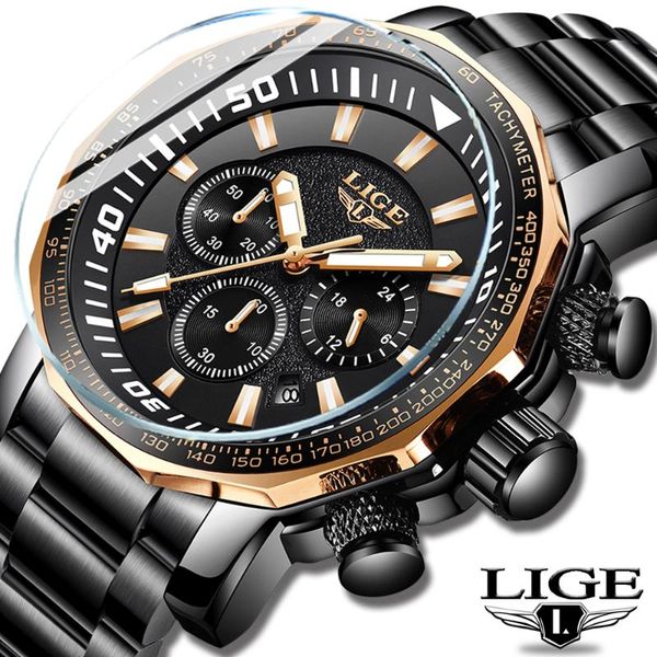 wristwatches 2021 lige quartz watches stainless steel mens military sport chronograph watch men waterproof clock+box, Slivery;brown
wristwatches 2021 lige quartz watches stainless steel mens military sport chronograph watch men waterproof clock+box, Slivery;brown