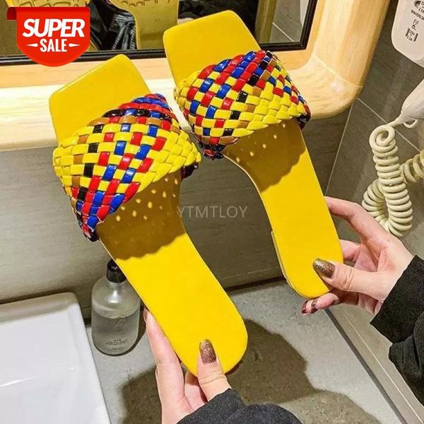 fashion temperament multicolor braided charm open-toe flat slippers vacation beach sandals casual slides women shoes #bx9k, Black
fashion temperament multicolor braided charm open-toe flat slippers vacation beach sandals casual slides women shoes #bx9k, Black