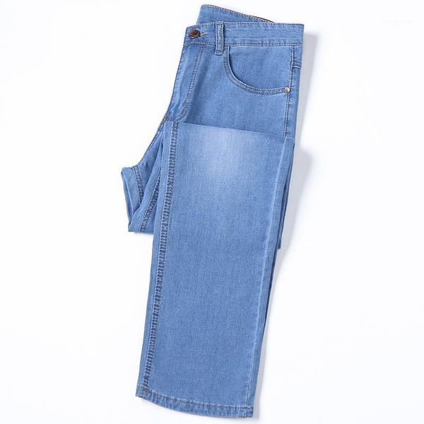 men's jeans thin straight-leg loose 2021 summer classic style advanced stretch pants male men denim trousers, Blue
men's jeans thin straight-leg loose 2021 summer classic style advanced stretch pants male men denim trousers, Blue