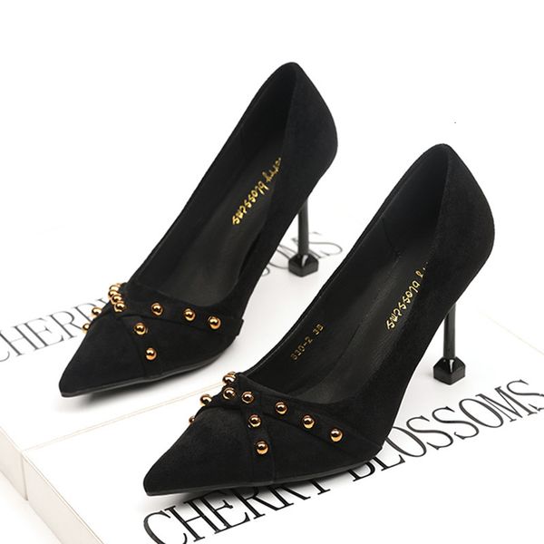 essential party pointed to suede women's shoes rebite shallow mouth thin heel five-eight cm high heels 2021 new release 0jaj, Black
essential party pointed to suede women's shoes rebite shallow mouth thin heel five-eight cm high heels 2021 new release 0jaj, Black