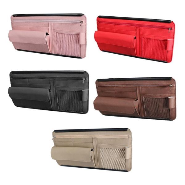 car organizer sun visor storage bag interior car-styling auto sunshade plate universal cards sunglasses pen support
car organizer sun visor storage bag interior car-styling auto sunshade plate universal cards sunglasses pen support