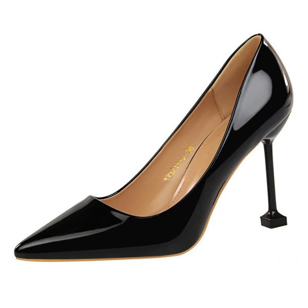 dress shoes elegant high heels women spring autumn fashion party pumps nightclub gold pointed toe g0076, Black
dress shoes elegant high heels women spring autumn fashion party pumps nightclub gold pointed toe g0076, Black