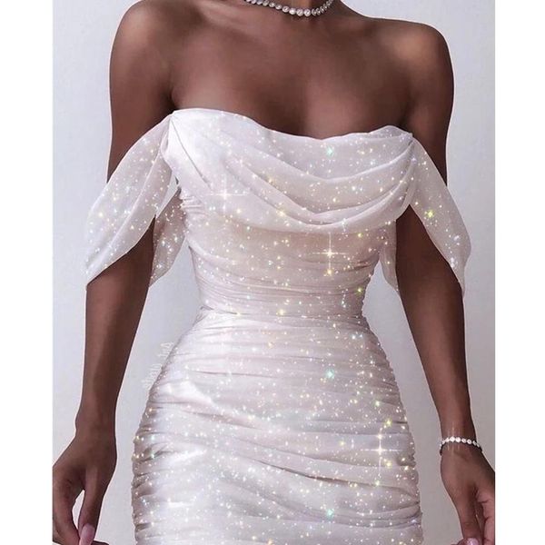 off shoulder pleated white bodycon dress women strapless backless shinny dress elegant party dresses clothes, Black;gray
off shoulder pleated white bodycon dress women strapless backless shinny dress elegant party dresses clothes, Black;gray