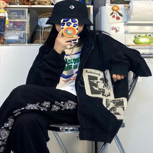 women's jackets 2021 retro lazy country tide harajuku style ins fashion trend spring and autumn thin loose cardigan jacket, Black;brown
women's jackets 2021 retro lazy country tide harajuku style ins fashion trend spring and autumn thin loose cardigan jacket, Black;brown