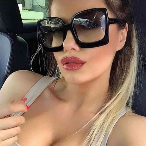black gradient square sunglasses women oversized sun glasses female fashion brand design mirror oculos de sol uv400, White;black
black gradient square sunglasses women oversized sun glasses female fashion brand design mirror oculos de sol uv400, White;black