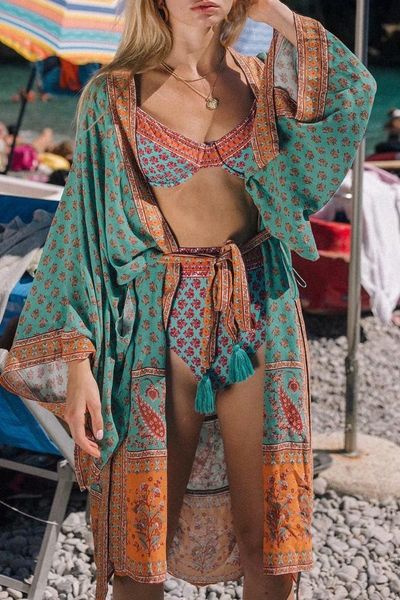 women's jackets 2021 spring floral printed kimono sashes long sleeve thin vintage belt outwear summer fall boho beach casual cardigan w, Black;brown
women's jackets 2021 spring floral printed kimono sashes long sleeve thin vintage belt outwear summer fall boho beach casual cardigan w, Black;brown