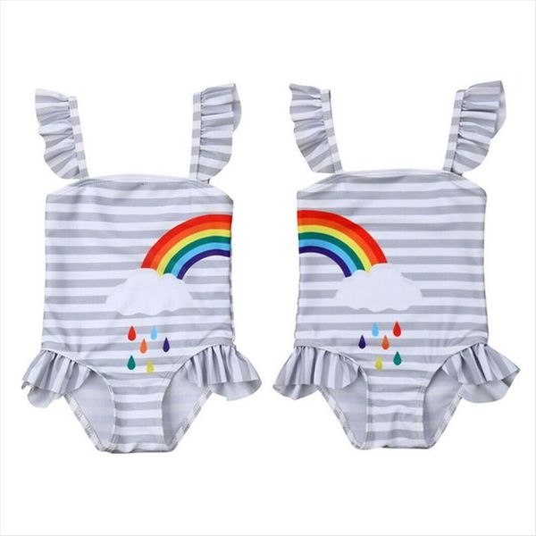 1 5years kid baby girl striped bikini swimwear swimsuit bathing suit beachwear, White
1 5years kid baby girl striped bikini swimwear swimsuit bathing suit beachwear, White
