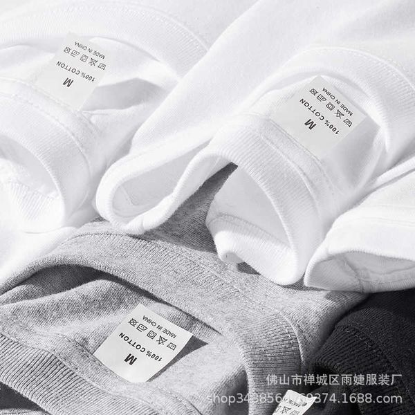 cotton men's pure and wo base shirt children's t-shirt short sleeve t-shirt summer half cloth, White;black
cotton men's pure and wo base shirt children's t-shirt short sleeve t-shirt summer half cloth, White;black