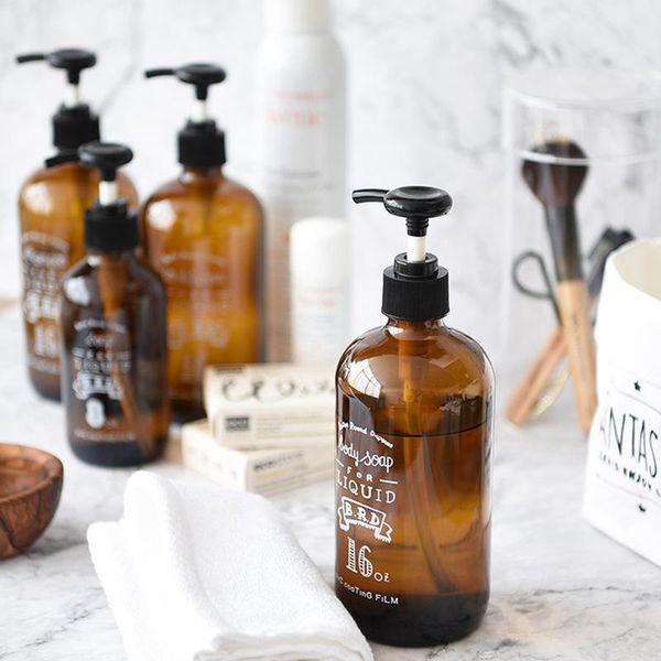 liquid soap dispenser nordic ins large 230/460ml clear brown glass hand sanitizer bottle containers press empty bottles bathroom
liquid soap dispenser nordic ins large 230/460ml clear brown glass hand sanitizer bottle containers press empty bottles bathroom