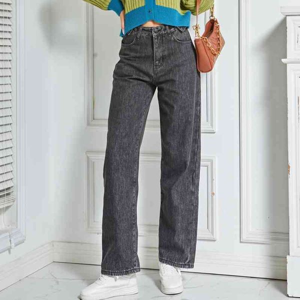 women's jeans zhisilao winter warm fleece wide leg women vintage baggy high waist denim pants loose grey straight xejm, Blue
women's jeans zhisilao winter warm fleece wide leg women vintage baggy high waist denim pants loose grey straight xejm, Blue