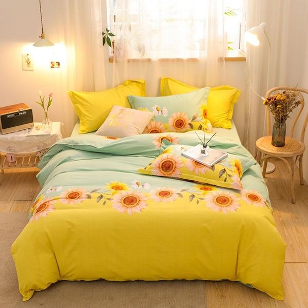 bedding sets 4pcs cotton duvet cover set 100% sunflowes design ultra soft and easy bed sheet pillowcase king size
bedding sets 4pcs cotton duvet cover set 100% sunflowes design ultra soft and easy bed sheet pillowcase king size