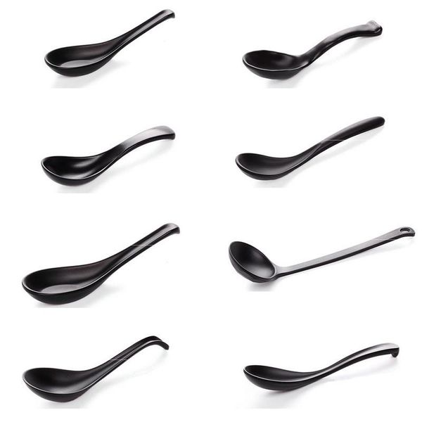 spoons black soup spoon ramen bowl multi-size plastic ladle buffet restaurant tableware supplies dh
spoons black soup spoon ramen bowl multi-size plastic ladle buffet restaurant tableware supplies dh