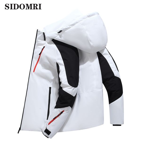 down jacket men's short thickened 2021 new handsome youth trend coat white down, Black
down jacket men's short thickened 2021 new handsome youth trend coat white down, Black