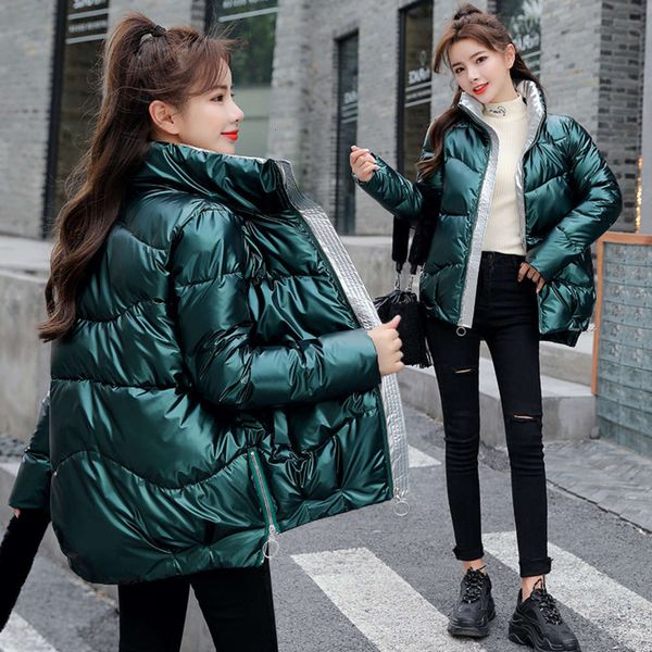 2021no wash bread jacket bright down 2020 winter new thickened short cotton padded women, Black
2021no wash bread jacket bright down 2020 winter new thickened short cotton padded women, Black