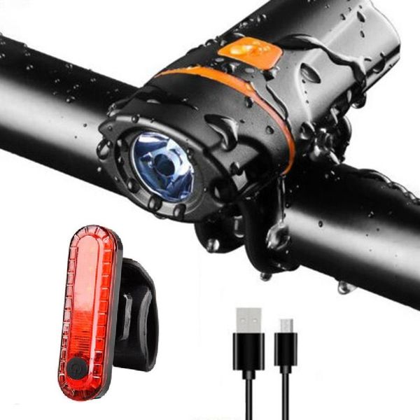 2pcs led bicycle lights set mtb bike headlight taillight kit rechargeable waterproof warning lights night cycling
2pcs led bicycle lights set mtb bike headlight taillight kit rechargeable waterproof warning lights night cycling