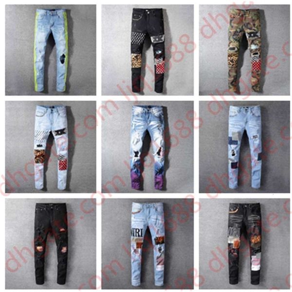 mens jeans classic hip hop pants stylist jeans distressed ripped biker jean slim fit motorcycle denim jeans hj1, Blue
mens jeans classic hip hop pants stylist jeans distressed ripped biker jean slim fit motorcycle denim jeans hj1, Blue