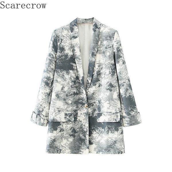 women's suits & blazers spring and autumn black white tie dye one button suit jacket blazer women woman girls office lady, White;black
women's suits & blazers spring and autumn black white tie dye one button suit jacket blazer women woman girls office lady, White;black