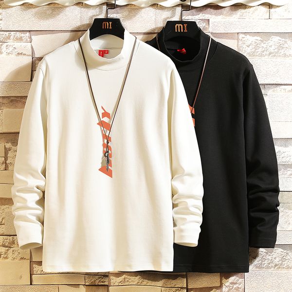 2021 autumn spring fashion oversize classic black tshirt male long casual sleeve the neck t-shirt for man t fa0k, White;black
2021 autumn spring fashion oversize classic black tshirt male long casual sleeve the neck t-shirt for man t fa0k, White;black