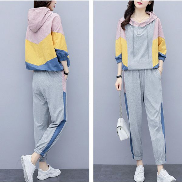 new semfri 2021 spring summer sports suit female korean version loose style tracksuit women leisure sweater two piec p9ji, Gray
new semfri 2021 spring summer sports suit female korean version loose style tracksuit women leisure sweater two piec p9ji, Gray