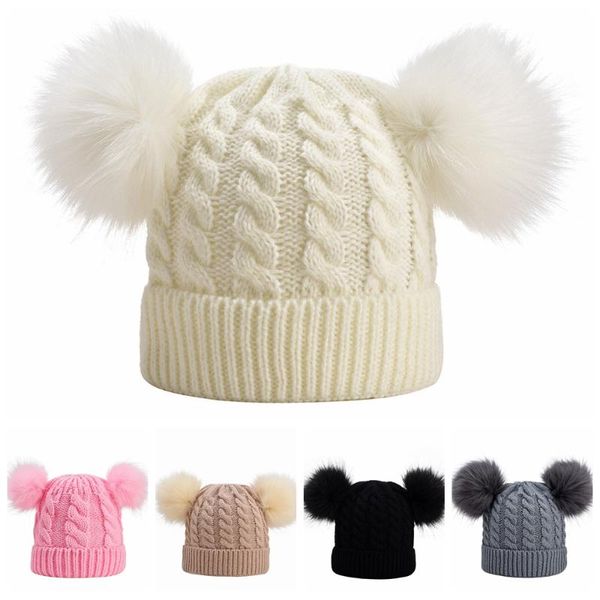 caps & hats born solid color double fluffy ball hat soft warm knitting wool cap baby girls headwear hair accessories christmas decoration, Yellow
caps & hats born solid color double fluffy ball hat soft warm knitting wool cap baby girls headwear hair accessories christmas decoration, Yellow