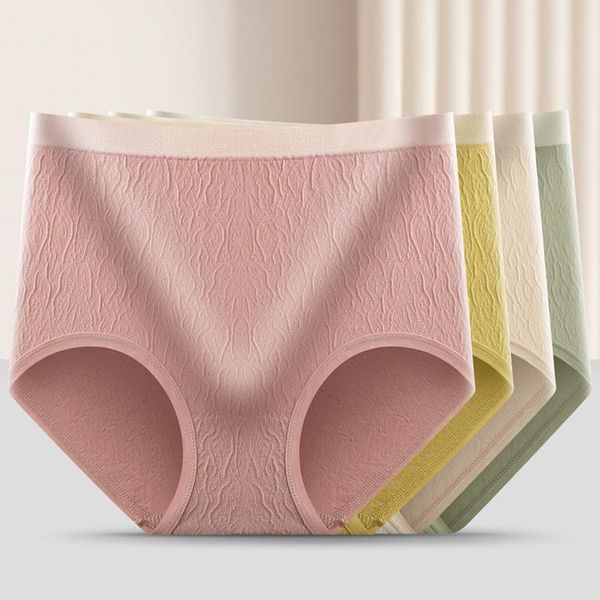 women's panties 2021 solid color breathable seamless briefs underpants super elastic mid waist ladies underwear plus size, Black;pink
women's panties 2021 solid color breathable seamless briefs underpants super elastic mid waist ladies underwear plus size, Black;pink