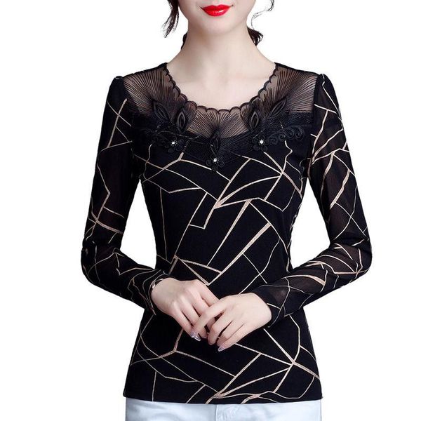 women's blouses & shirts spring autumn style slim lady casual o-neck patchwork striped printed lace blusas df3023, White
women's blouses & shirts spring autumn style slim lady casual o-neck patchwork striped printed lace blusas df3023, White