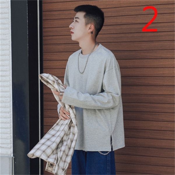 new 2021 autumn and winter long-sleeved t-shirt men's cotton round neck slim bottoming shirt al6p, White;black
new 2021 autumn and winter long-sleeved t-shirt men's cotton round neck slim bottoming shirt al6p, White;black