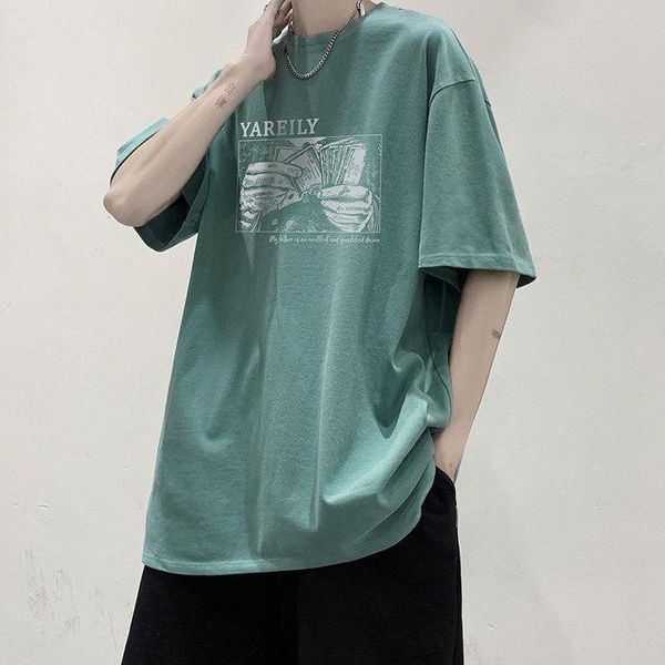 men's t-shirts short sleeve t-shirt2021 summer printed t-shirt.korean loose graphic tee oversized t shirt, White;black
men's t-shirts short sleeve t-shirt2021 summer printed t-shirt.korean loose graphic tee oversized t shirt, White;black