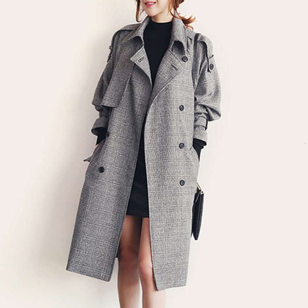 designer new korean medium autumn and length winter british woollen large size windbreaker overcoat double row buckles e, Black
designer new korean medium autumn and length winter british woollen large size windbreaker overcoat double row buckles e, Black